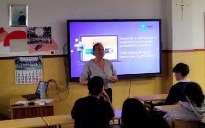 Taller de «Publicidade nos medios» en 1º de Xestión Administrativa