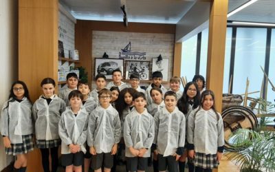 Visita a la fábrica de Bonilla a la Vista de los alumnos de 5º de Primaria