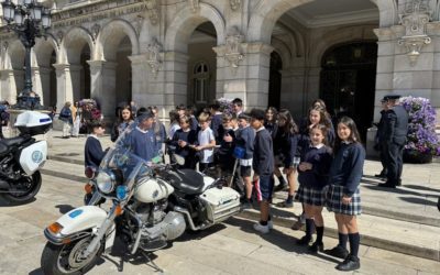 Acompañando a la Policía Local de A Coruña en la celebración de su patrona