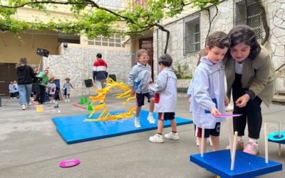 Circuito de psicomotricidad de 1º CS de Educación Infantil para alumnos de 4 y 5 años