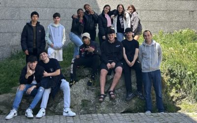 Taller de Electricidad y Electrónica de los alumnos de 1º de FP Básica en la Domus