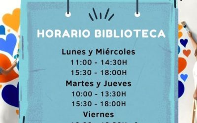 Horario de la biblioteca del Centro para el curso 2024/2025