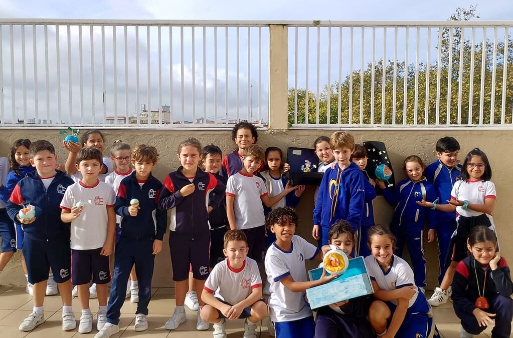 Trabajo cooperativo en 3º de Primaria sobre las capas de la Tierra