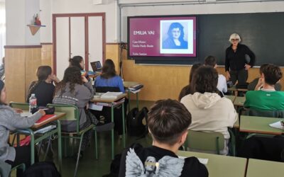 Charla literaria en 2º de Bacharelato con Xulia Santiso da Casa-Museo Emilia Pardo Bazán