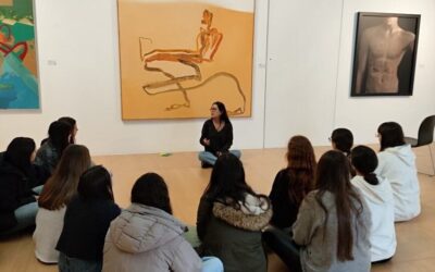 Visita artística del alumnado de Ciclo Superior de Ed. Infantil a Afundacón de Abanca