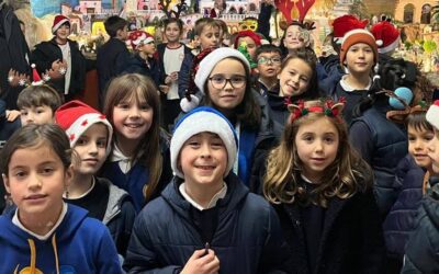 Visita del alumnado de 1º y 2º de Primaria al Belén del Cuartel de Atocha