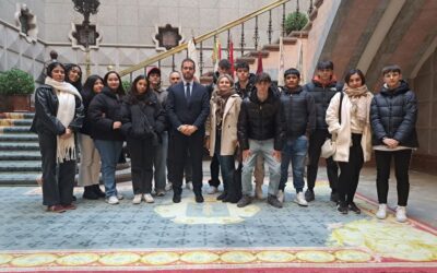 Asistencia al Pleno del Concello de A Coruña del alumnado de Ciclo Medio
