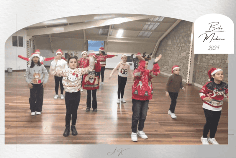 Felicitación Navideña 2024 de la actividad extraescolar de «Baile Moderno»