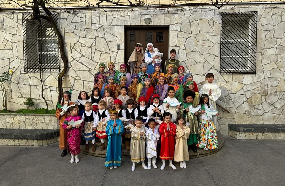 ¡Feliz Navidad! Tradicional representación del nacimiento del Niño Dios