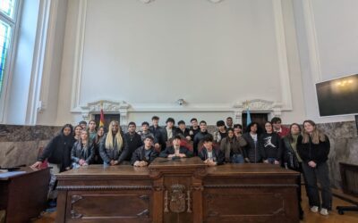 Visita al Tribunal Superior de Justicia de Galicia del alumnado de 1º CM Gestión Administrativa