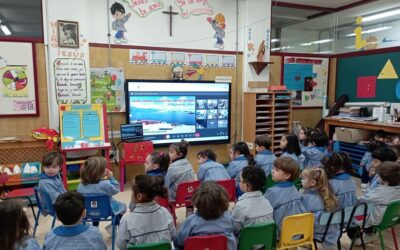 Viaje a la Antártida del alumnado de 3 años de Infantil gracias a una videoconferencia con la Base Española