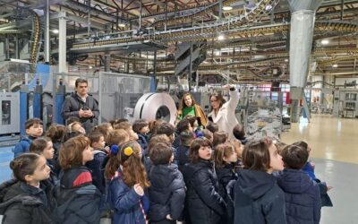 Visita del alumnado de 5 años de Educación de Infantil a La Voz de Galicia