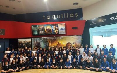 Visita al cine del alumnado de 3º de Primaria dentro del proeycto «¡3,2,1 Acción!»