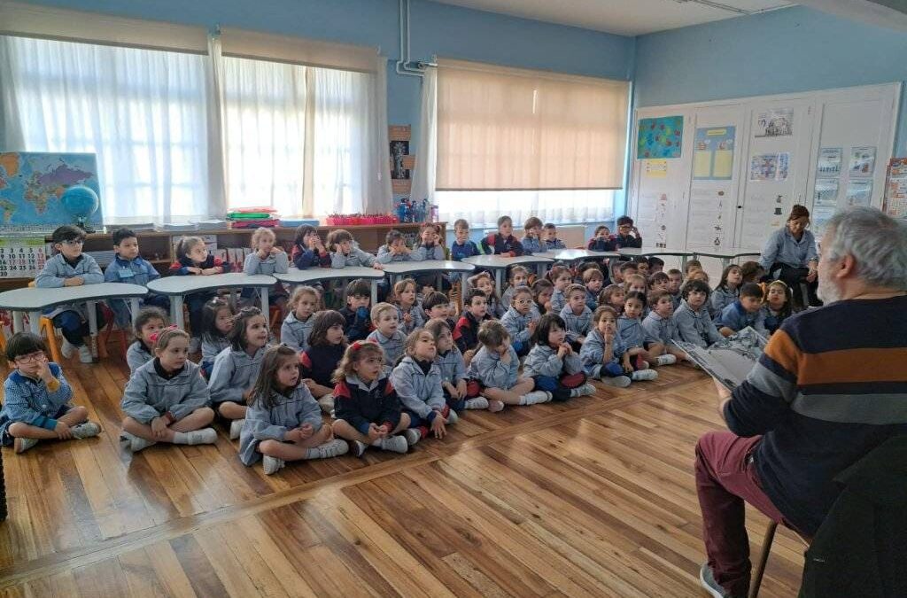 Sesión de cuentacuentos al alumnado de educación infantil de GOAtocha