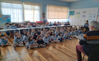 Sesión de cuentacuentos al alumnado de educación infantil de GOAtocha