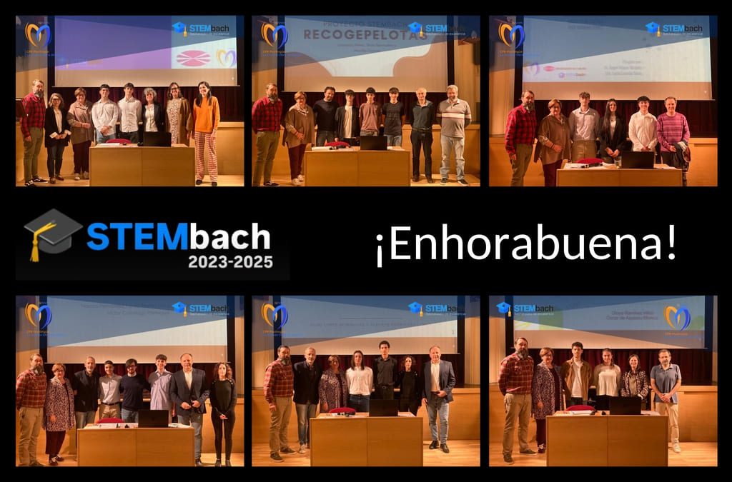 Presentaciones de los proyectos STEMbach 2023-2025 de nuestro alumnado de Bachillerato