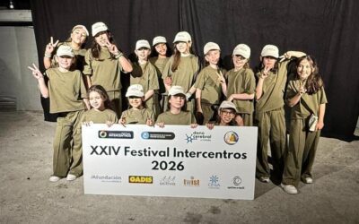 Actuación de nuestro grupo de la actividad de Baile Moderno en el XXIV Festival Intercentros 2026 de este viernes en el Coliseum