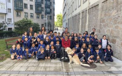 Charla de la Asociación de Persoas con Lesión Medular e Outras Discapacidades Físicas al alumnado de 2º de Primaria