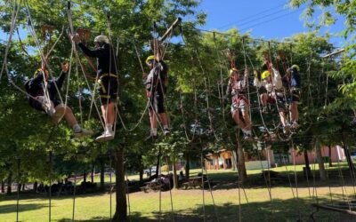 Convivencia de finde curso do alumnado de 3º da ESO no complexo multiaventura Galipark