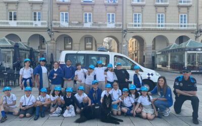 Celebración del Día de la Policía del alumnado de 4° de Primaria
