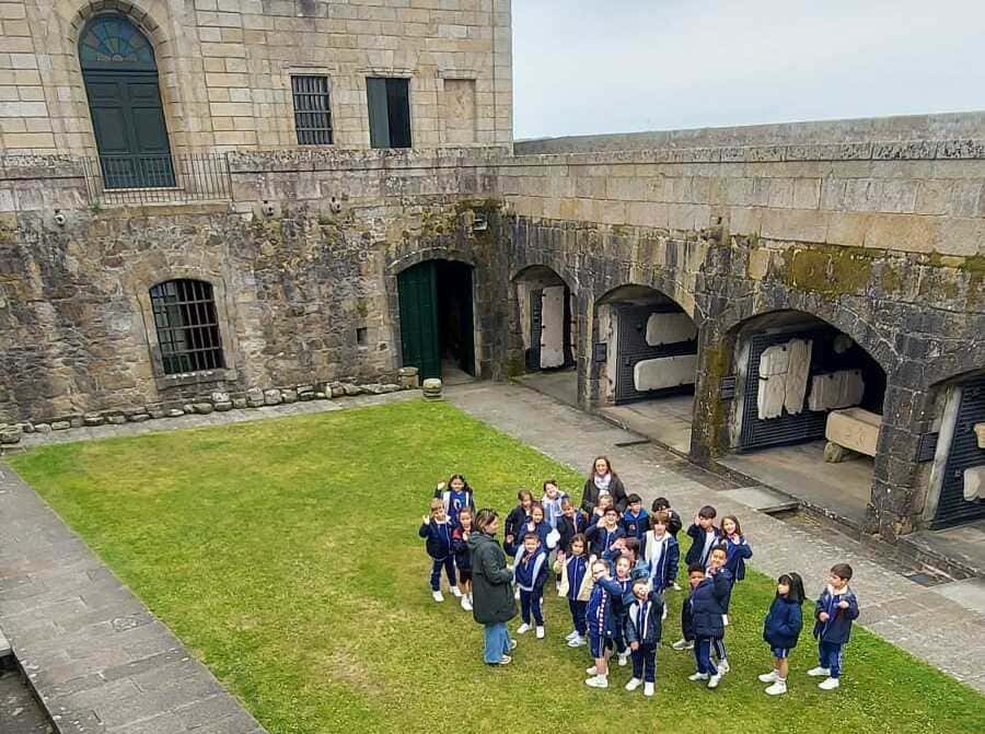 Visita al Castillo de San Antón de los niños y niñas de 1º de Primaria