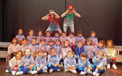 Divertido contacontos ao alumnado de Infantil e 1º e 2º de Primaria da man Trécola Teatro