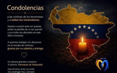 Mensaje de solidaridad y oración del ISHNM, y todos los Centros Grande Obra, con las víctimas del terremoto de Venezuela