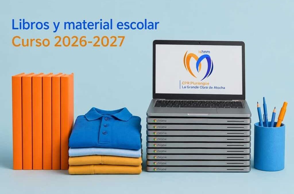 Listado de libros y material para el curso escolar 2026-2027