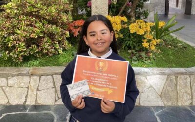 Dulce de 3º de Primaria campeona de la XII Edición de las Olimpiadas Progrentis ¡Enhorabuena!