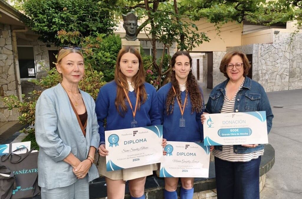 3er Premio de Investigación de la Fundación San Rafael para nuestras alumnas Sara y Mariña