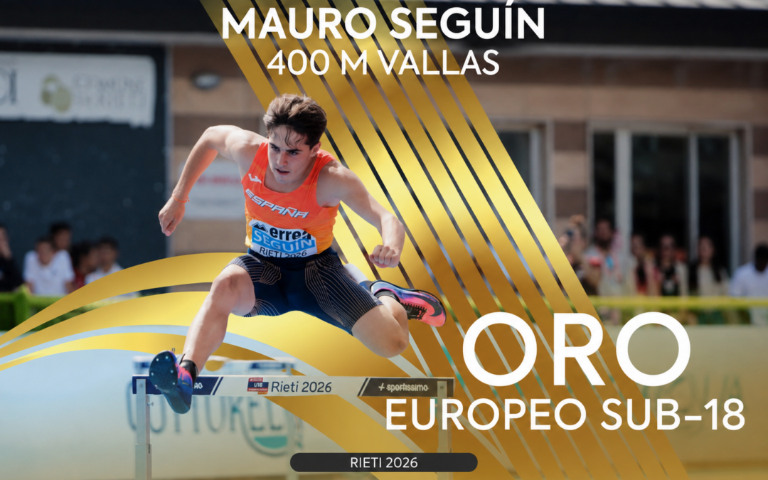 Nuestro alumno Mauro Seguín campeón europeo 400m vallas