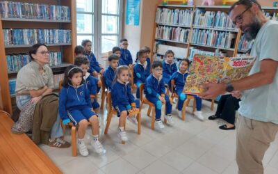 Visita de los peques de 5 años a la Biblioteca de la Diputación