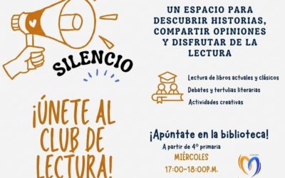 Invitación para formar parte de nuestro Club de Lectura de la Biblioteca GOAtocha