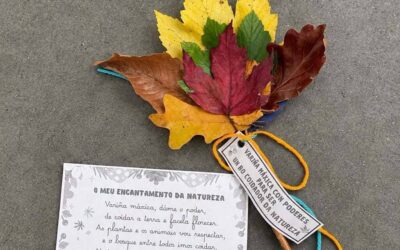 Celebración do Magosto en Iñás das nenas e nenos de Primeiro Ciclo de Educación Primaria
