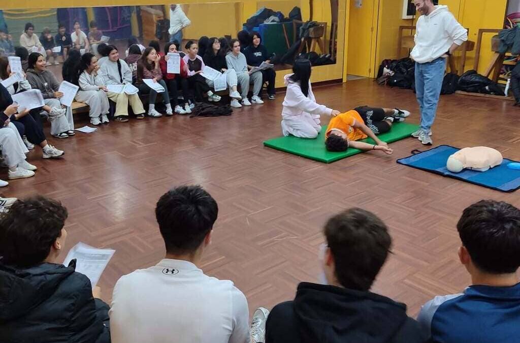 Formación en Primeros Auxilios en Educación Física al alumnado de 1º de Bachillerato