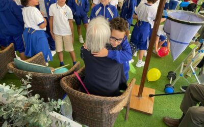 Visita de alumnado de 4º de Primaria a la Residencia de Ancianos de Monte Alto